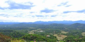 Landscape view from the Raja's seat, Coorg