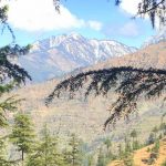 Landscape view of the Tirthan valley
