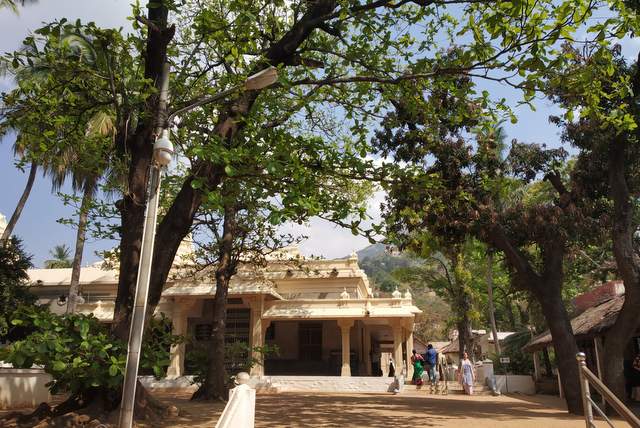 Landscape view of Ramana Maharshi Ashram