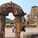 Toran and landscape view of the Muktesvara temple