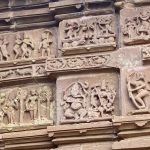 Carved panels of deities