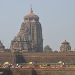 Landscape view of the Lingaraja temple