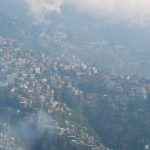 Landscape view of the Darjeeling town