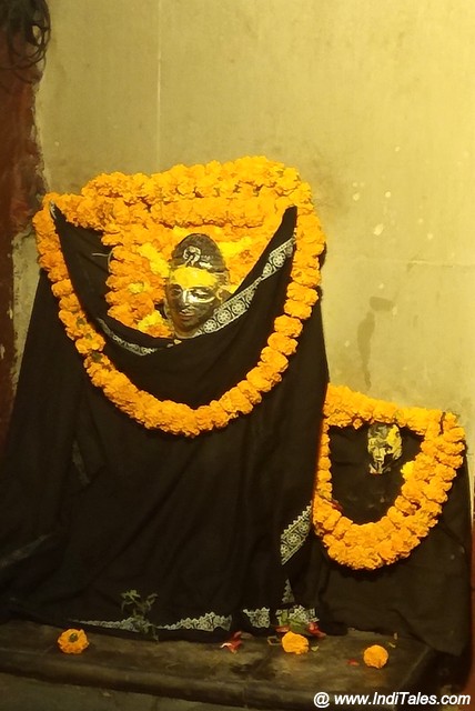 Chand Bhairava in the Durga Kund temple, next to Kali Mandir