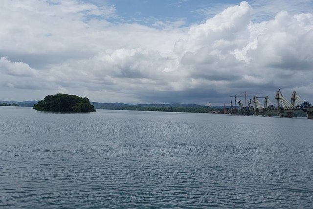 Landscape view of Sharavati river enroute Varadahalli