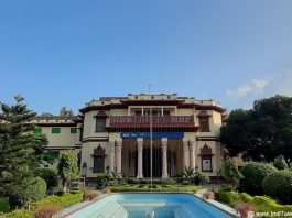 Landscape view of Bharat Kala Bhavan, BHU, Varanasi