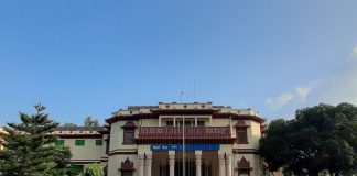 Landscape view of Bharat Kala Bhavan, BHU, Varanasi