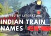 Indian Train Names Inspired by Literature