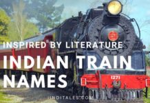 Indian Train Names Inspired by Literature