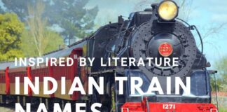 Indian Train Names Inspired by Literature