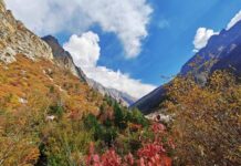 Beautiful but tough terrains of Himalayas