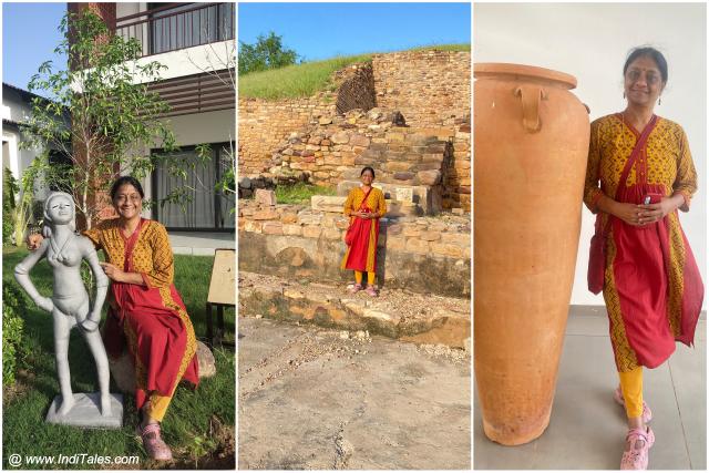 Anuradha Goyall at Dholavira