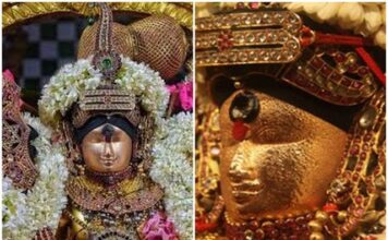 The Six Powerspots Of Murugan Skanda: Aru Padaiveedu Singaravelan of Sikkal and The sweat beads formed after receiving the Vel from Devi