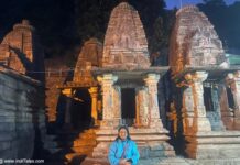 Panch Badri Yatra in Garhwal Himalayas Adi Badri Temple near Karnaprayag in Uttarakhand