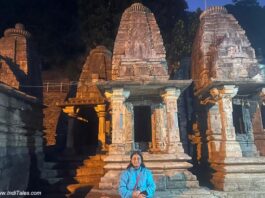 Panch Badri Yatra in Garhwal Himalayas Adi Badri Temple near Karnaprayag in Uttarakhand