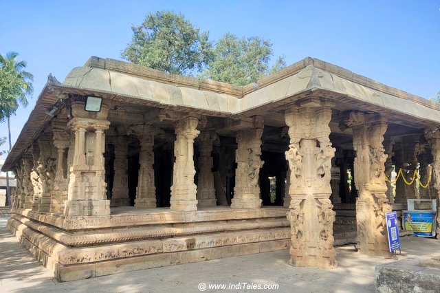 Ornate pillars of Someshwara Swamy Temple