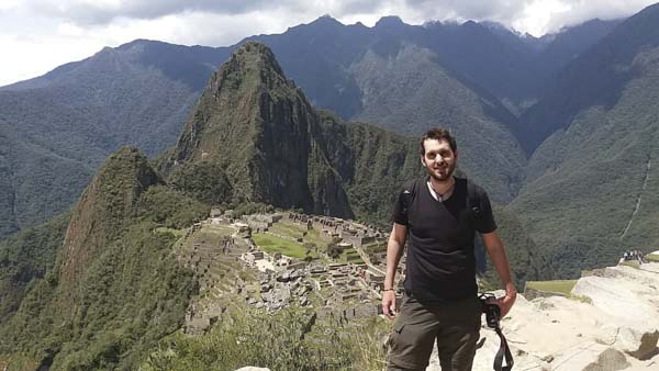 Landscape view of Machu Picchu, Peru