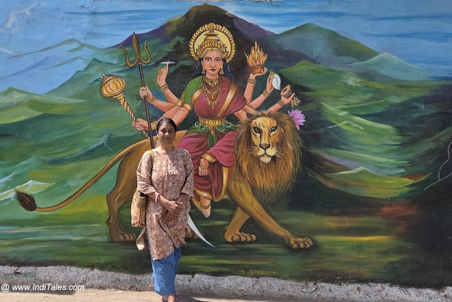 Anuradha Goyal at Dewas Tekri