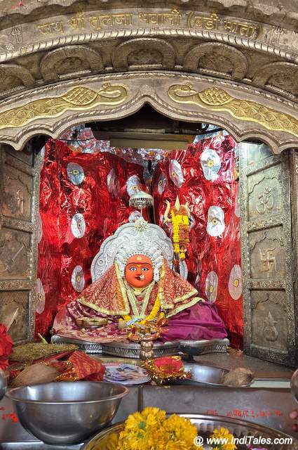 Tulaja Bhavani or Badi Mata Ji at Dewas Tekri